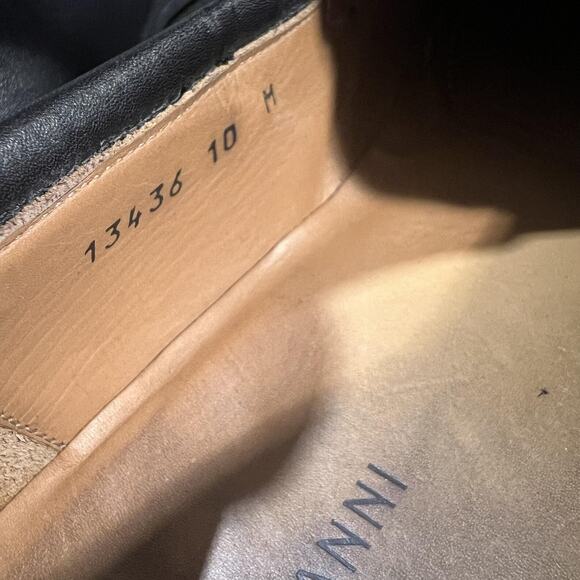 Magnanni Lino Dress Shoes Mens 10 Black Leather Bit Loafers Slip On Formal main image 11